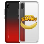 Чехол-накладка Krutoff Clear Case "Банан" для Xiaomi Redmi 7A Чехол-накладка Krutoff Clear Case "Банан" для Xiaomi Redmi 7A