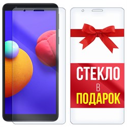 Комплект из 2-x защитных гибридных стекл Krutoff для Samsung Galaxy A01 Core
