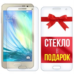 Комплект из 2-x защитных гибридных стекл Krutoff для Samsung Galaxy A3 A300F