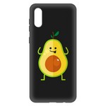 Чехол-накладка Krutoff Soft Case Авокадо Веселый для Samsung Galaxy A02 (A022) черный Чехол-накладка Krutoff Soft Case Авокадо Веселый для Samsung Galaxy A02 (A022) черный