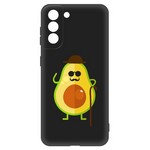 Чехол-накладка Krutoff Soft Case Авокадо Деловой для Samsung Galaxy S21 (G991) черный Чехол-накладка Krutoff Soft Case Авокадо Деловой для Samsung Galaxy S21 (G991) черный