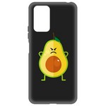 Чехол-накладка Krutoff Soft Case Авокадо Сердитый для Xiaomi Redmi Note 10 Pro черный Чехол-накладка Krutoff Soft Case Авокадо Сердитый для Xiaomi Redmi Note 10 Pro черный
