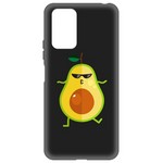 Чехол-накладка Krutoff Soft Case Авокадо Стильный для Xiaomi Redmi Note 10 Pro черный Чехол-накладка Krutoff Soft Case Авокадо Стильный для Xiaomi Redmi Note 10 Pro черный