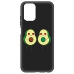 Чехол-накладка Krutoff Soft Case Авокадо Пара для Xiaomi Redmi Note 10/10s черный Чехол-накладка Krutoff Soft Case Авокадо Пара для Xiaomi Redmi Note 10/10s черный