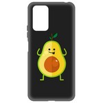 Чехол-накладка Krutoff Soft Case Авокадо Веселый для Xiaomi Redmi Note 10 Pro черный Чехол-накладка Krutoff Soft Case Авокадо Веселый для Xiaomi Redmi Note 10 Pro черный