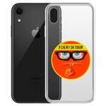 Чехол-накладка Krutoff Clear Case "Я Слежу за Тобой" для iPhone XR Чехол-накладка Krutoff Clear Case "Я Слежу за Тобой" для iPhone XR