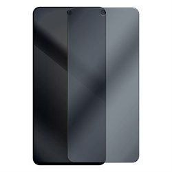 Стекло защитное гибридное Антишпион Krutoff для Samsung Galaxy S21 FE