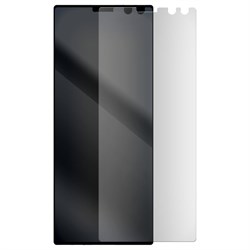 Стекло защитное гибридное МАТОВОЕ Krutoff для Sony Xperia 10