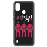 Чехол-накладка Krutoff Soft Case Игра в кальмара-Персонал для ZTE Blade A51 черный Чехол-накладка Krutoff Soft Case Игра в кальмара-Персонал для ZTE Blade A51 черный