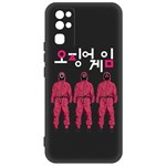 Чехол-накладка Krutoff Soft Case Игра в кальмара-Персонал для Honor 30 черный Чехол-накладка Krutoff Soft Case Игра в кальмара-Персонал для Honor 30 черный