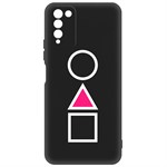 Чехол-накладка Krutoff Soft Case Игра в кальмара-Символы для Honor10X Lite черный Чехол-накладка Krutoff Soft Case Игра в кальмара-Символы для Honor10X Lite черный