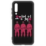 Чехол-накладка Krutoff Soft Case Игра в кальмара-Персонал для Xiaomi Mi 9 SE черный Чехол-накладка Krutoff Soft Case Игра в кальмара-Персонал для Xiaomi Mi 9 SE черный