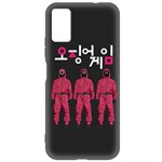 Чехол-накладка Krutoff Soft Case Игра в кальмара-Персонал для ZTE Blade A71 черный Чехол-накладка Krutoff Soft Case Игра в кальмара-Персонал для ZTE Blade A71 черный