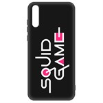 Чехол-накладка Krutoff Soft Case Игра в кальмара-Лого для Huawei Y8p/ Honor 30i черный Чехол-накладка Krutoff Soft Case Игра в кальмара-Лого для Huawei Y8p/ Honor 30i черный