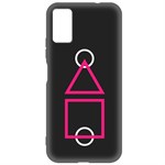 Чехол-накладка Krutoff Soft Case Игра в кальмара-Схема для ZTE Blade A71 черный Чехол-накладка Krutoff Soft Case Игра в кальмара-Схема для ZTE Blade A71 черный