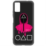 Чехол-накладка Krutoff Soft Case Игра в кальмара-Солдат для ZTE Blade A71 черный Чехол-накладка Krutoff Soft Case Игра в кальмара-Солдат для ZTE Blade A71 черный