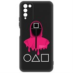 Чехол-накладка Krutoff Soft Case Игра в кальмара-Начальник для Honor10X Lite черный Чехол-накладка Krutoff Soft Case Игра в кальмара-Начальник для Honor10X Lite черный