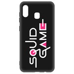 Чехол-накладка Krutoff Soft Case Игра в кальмара-Лого для Samsung Galaxy A20/ A30 (A205/A305) черный Чехол-накладка Krutoff Soft Case Игра в кальмара-Лого для Samsung Galaxy A20/ A30 (A205/A305) черный