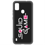 Чехол-накладка Krutoff Soft Case Игра в кальмара-Лого для ZTE Blade A51 черный Чехол-накладка Krutoff Soft Case Игра в кальмара-Лого для ZTE Blade A51 черный