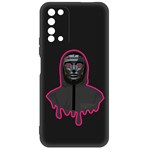 Чехол-накладка Krutoff Soft Case Игра в кальмара-Ведущий для Honor X10 черный Чехол-накладка Krutoff Soft Case Игра в кальмара-Ведущий для Honor X10 черный