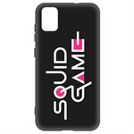 Чехол-накладка Krutoff Soft Case Игра в кальмара-Лого для ZTE Blade A31 черный Чехол-накладка Krutoff Soft Case Игра в кальмара-Лого для ZTE Blade A31 черный