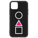 Чехол-накладка Krutoff Soft Case Игра в кальмара-Символы для Apple iPhone 11 Pro черный Чехол-накладка Krutoff Soft Case Игра в кальмара-Символы для Apple iPhone 11 Pro черный