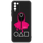 Чехол-накладка Krutoff Soft Case Игра в кальмара-Рабочий для Honor10X Lite черный Чехол-накладка Krutoff Soft Case Игра в кальмара-Рабочий для Honor10X Lite черный