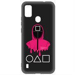 Чехол-накладка Krutoff Soft Case Игра в кальмара-Начальник для ZTE Blade A51 черный Чехол-накладка Krutoff Soft Case Игра в кальмара-Начальник для ZTE Blade A51 черный