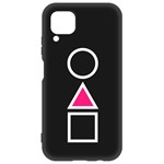 Чехол-накладка Krutoff Soft Case Игра в кальмара-Символы для Huawei P40 Lite черный Чехол-накладка Krutoff Soft Case Игра в кальмара-Символы для Huawei P40 Lite черный