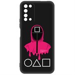 Чехол-накладка Krutoff Soft Case Игра в кальмара-Начальник для Honor X10 черный Чехол-накладка Krutoff Soft Case Игра в кальмара-Начальник для Honor X10 черный