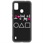 Чехол-накладка Krutoff Soft Case Игра в кальмара-Начало для ZTE Blade A51 черный Чехол-накладка Krutoff Soft Case Игра в кальмара-Начало для ZTE Blade A51 черный