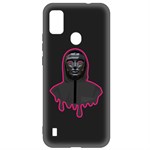 Чехол-накладка Krutoff Soft Case Игра в кальмара-Ведущий для ZTE Blade A51 черный Чехол-накладка Krutoff Soft Case Игра в кальмара-Ведущий для ZTE Blade A51 черный