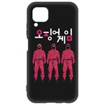 Чехол-накладка Krutoff Soft Case Игра в кальмара-Персонал для Huawei P40 Lite черный Чехол-накладка Krutoff Soft Case Игра в кальмара-Персонал для Huawei P40 Lite черный