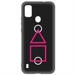 Чехол-накладка Krutoff Soft Case Игра в кальмара-Схема для ZTE Blade A51 черный Чехол-накладка Krutoff Soft Case Игра в кальмара-Схема для ZTE Blade A51 черный