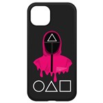 Чехол-накладка Krutoff Soft Case Игра в кальмара-Солдат для Apple iPhone 13 черный Чехол-накладка Krutoff Soft Case Игра в кальмара-Солдат для Apple iPhone 13 черный