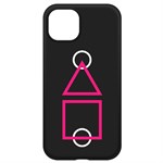 Чехол-накладка Krutoff Soft Case Игра в кальмара-Схема для Apple iPhone 13 черный Чехол-накладка Krutoff Soft Case Игра в кальмара-Схема для Apple iPhone 13 черный