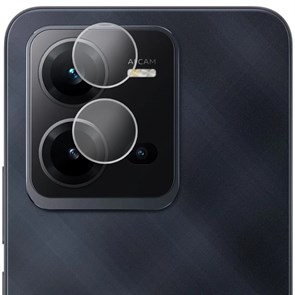 Стекло защитное гибридное Krutoff для камеры Vivo V25e (2 шт.)