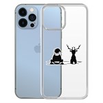 Чехол-накладка Krutoff Clear Case Мечтатели для iPhone 13 Чехол-накладка Krutoff Clear Case Мечтатели для iPhone 13