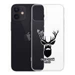 Чехол-накладка Krutoff Clear Case Сказочный олень для iPhone 12 mini Чехол-накладка Krutoff Clear Case Сказочный олень для iPhone 12 mini