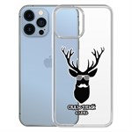 Чехол-накладка Krutoff Clear Case Сказочный олень для iPhone 13 Чехол-накладка Krutoff Clear Case Сказочный олень для iPhone 13