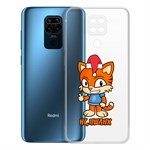 Чехол-накладка Krutoff Clear Case Тигр оптимист для Xiaomi Redmi Note 9 Чехол-накладка Krutoff Clear Case Тигр оптимист для Xiaomi Redmi Note 9