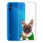 Чехол-накладка Krutoff Clear Case Новогодний француз для Xiaomi Redmi 9A Чехол-накладка Krutoff Clear Case Новогодний француз для Xiaomi Redmi 9A