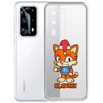 Чехол-накладка Krutoff Clear Case Тигр оптимист для Huawei P40 Pro+ Чехол-накладка Krutoff Clear Case Тигр оптимист для Huawei P40 Pro+