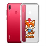 Чехол-накладка Krutoff Clear Case Тигр оптимист для Huawei Y7 (2019) Чехол-накладка Krutoff Clear Case Тигр оптимист для Huawei Y7 (2019)