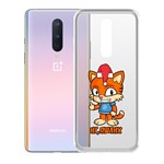 Чехол-накладка Krutoff Clear Case Тигр оптимист для OnePlus 8 Чехол-накладка Krutoff Clear Case Тигр оптимист для OnePlus 8