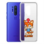 Чехол-накладка Krutoff Clear Case Тигр оптимист для OnePlus 8 Pro Чехол-накладка Krutoff Clear Case Тигр оптимист для OnePlus 8 Pro