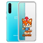 Чехол-накладка Krutoff Clear Case Тигр оптимист для OnePlus Nord Чехол-накладка Krutoff Clear Case Тигр оптимист для OnePlus Nord
