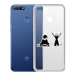 Чехол-накладка Krutoff Clear Case Мечтатели для Huawei Y6 Prime (2018)/Honor 7A Pro/7C Чехол-накладка Krutoff Clear Case Мечтатели для Huawei Y6 Prime (2018)/Honor 7A Pro/7C