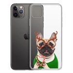 Чехол-накладка Krutoff Clear Case Новогодний француз для iPhone 11 Pro Max Чехол-накладка Krutoff Clear Case Новогодний француз для iPhone 11 Pro Max
