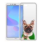 Чехол-накладка Krutoff Clear Case Новогодний француз для Huawei Y6 (2018) Чехол-накладка Krutoff Clear Case Новогодний француз для Huawei Y6 (2018)